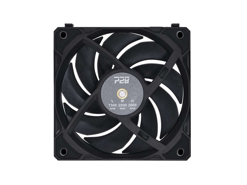 LIAN LI UNI Fan P28 120mm Non-RGB Cabinet Fan (Black) (Triple Pack) - 2