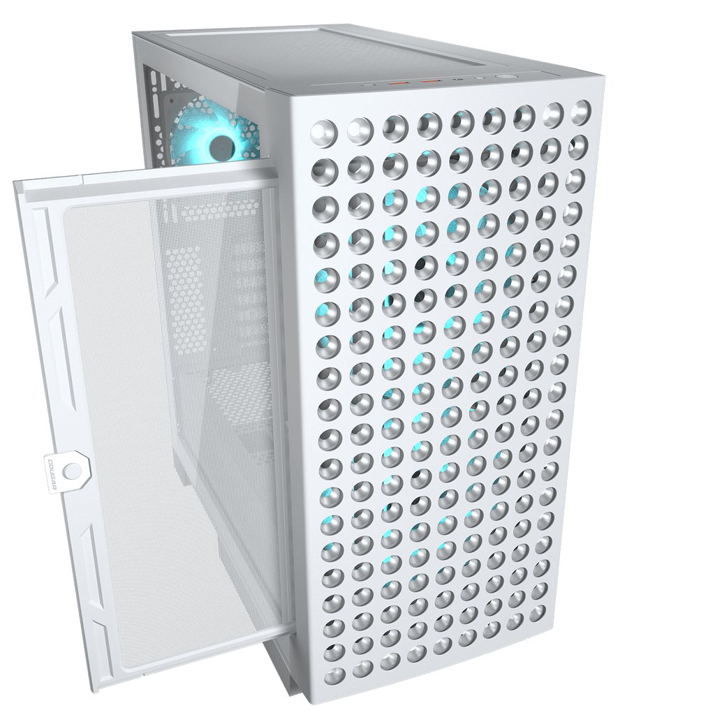 Cougar AIRFACE ECO RGB White Mid Tower Cabinet – TechCure India