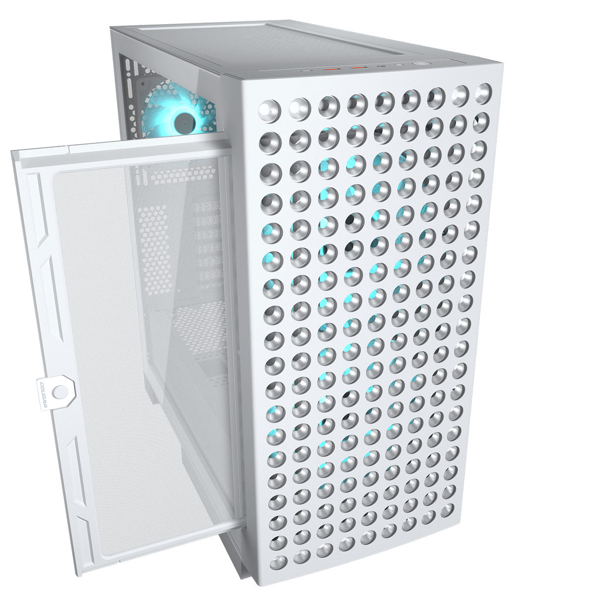 Cougar AIRFACE ECO RGB White Mid Tower Cabinet – TechCure India