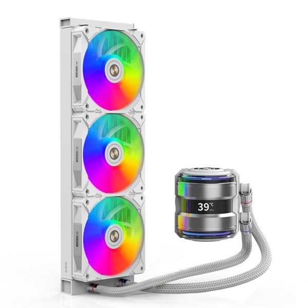 ALSEYE Infinity i360 AIO CPU Liquid Cooler (White) – TechCure India