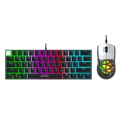 ANT ESPORTS Thunder 10 RGB Keyboard and Mouse Combo with Brown Switches – TechCure India
