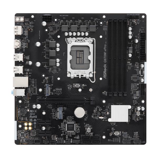ASROCK Q670M vPro MOTHERBOARD – TechCure India