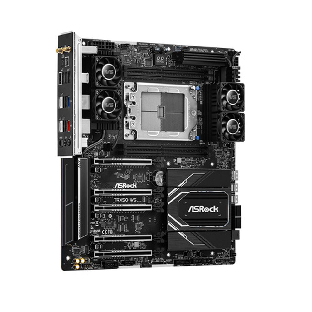 ASROCK TRX50 WS Amd Ryzen 7000 EATX DDR5 STR5 Threadripper Motherboard - 2