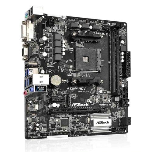 ASROCK A320M-HDV DDR4 AMD Motherboard - 3