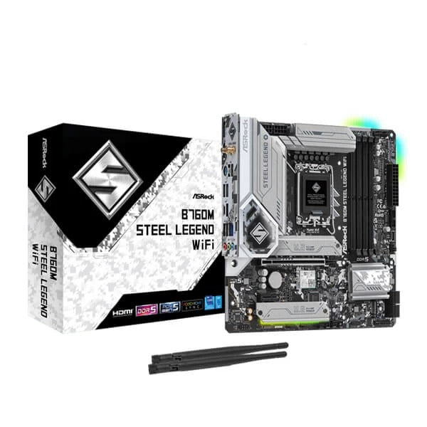 ASRock B760M Steel Legend WIFI Motherboard Supports Intel 12th , 13th & 14th Gen Processors – TechCure India