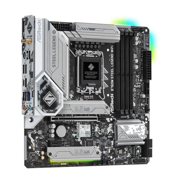ASRock B760M Steel Legend WIFI Motherboard Supports Intel 12th , 13th & 14th Gen Processors – TechCure India