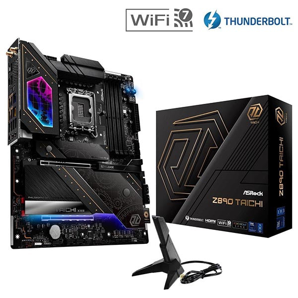 ASRock Z890 Taichi LGA 1851 Intel Z890 SATA 6Gb/s ATX Motherboard – TechCure India
