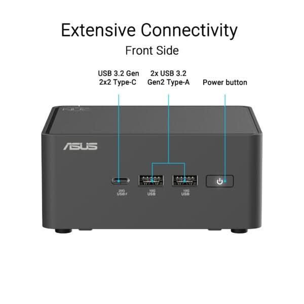 ASUS NUC 15 PRO NUC15CRHC7 Core 7-240H INTEL GRAPHICS Wi-Fi 7 BAREBONE Mini PC – TechCure India