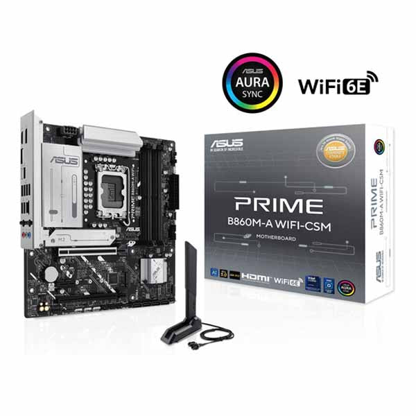 ASUS PRIME B860M-A WIFI-CSM Micro-ATX LGA 1851 Motherboard – TechCure India