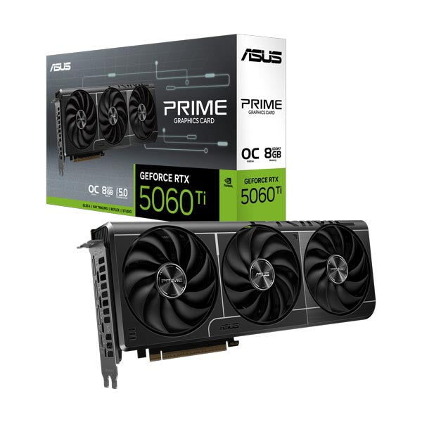 ASUS PRIME GeForce RTX 5060 Ti 8GB GDDR7 OC Edition Graphics Card – TechCure India
