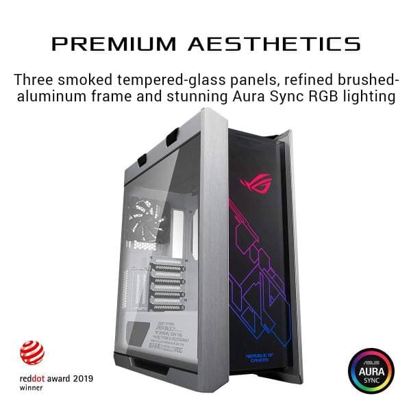 ASUS ROG Strix Helios GX601 RGB EATX Mid Tower Cabinet (White) - 2