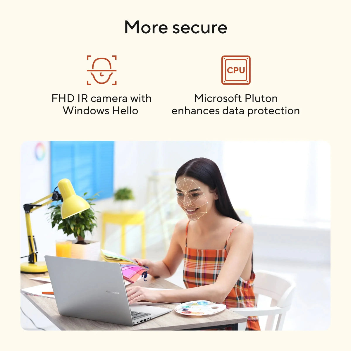 ASUS Vivobook 16 M1607GA-MB029WS, AMD Ryzen AI 7 445 Processor, 16GB RAM, 512GB SSD, AMD Radeon Graphics, 16 inchFHD+, Windows 11 Home, Office Home 2024, M365 Basic, 1 Year Validity, AI Laptop – TechCure India