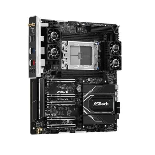 ASROCK TRX50 WS AMD TRX50 Ryzen 7000 EATX DDR5 sTR5 Threadripper Motherboard – TechCure India