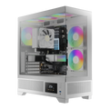 GAMDIAS Atlas M1 ATX ARGB Mid Tower Cabinet ( White )