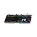 AULA F2023 Anti-ghosting, Aluminium Body Membrane Wired USB Gaming Keyboard (Black) – TechCure India