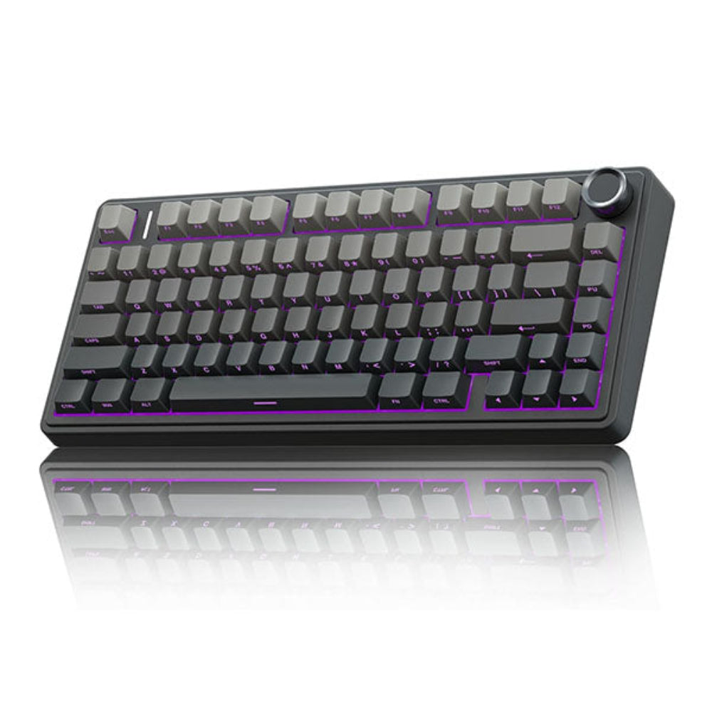 AULA F75 75% RGB Mechanical Wireless Gaming Keyboard ( Gradient Gray ) ( Reaper Switch ) ( F75GRR )
