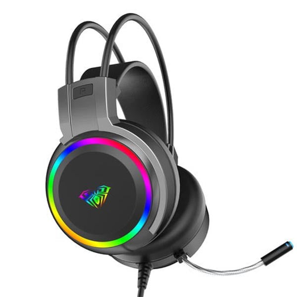 AULA S608 Wired Gaming Headset (Black) – TechCure India