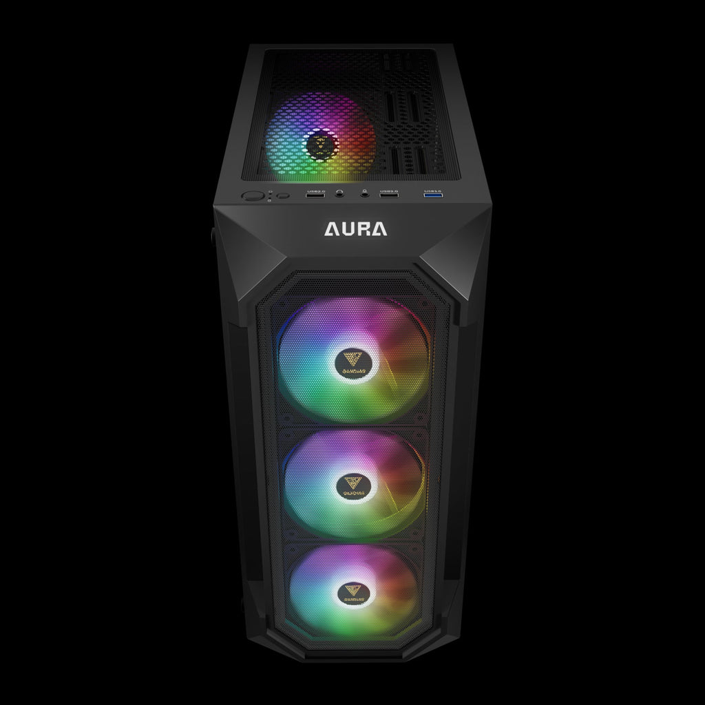 GAMDIAS Athene GC1 Elite RGB ATX Mid Tower Cabinet (Black) - 3