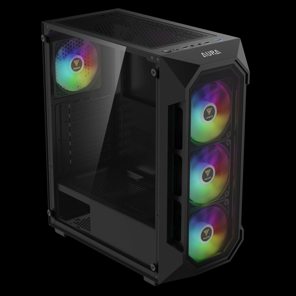 GAMDIAS Athene GC1 Elite RGB ATX Mid Tower Cabinet (Black) - 4