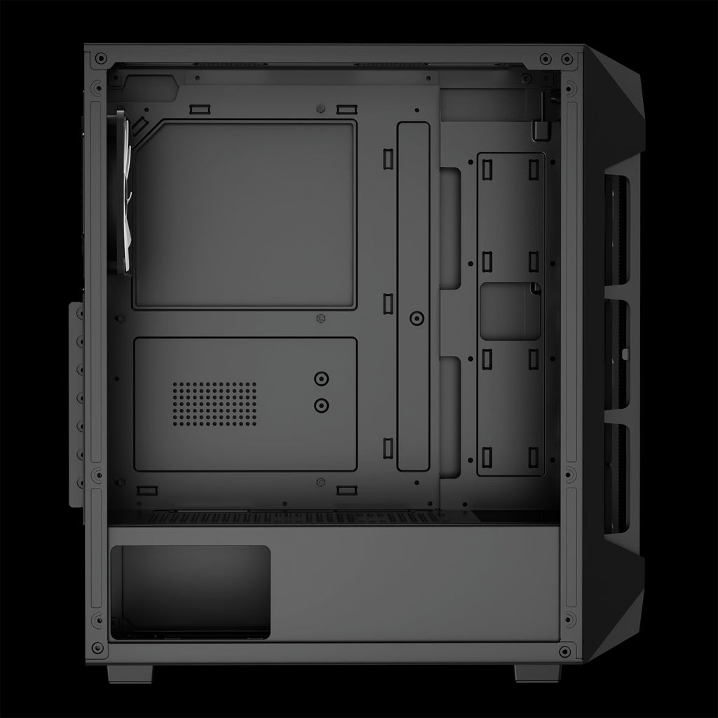GAMDIAS Athene GC1 Elite RGB ATX Mid Tower Cabinet (Black) - 6