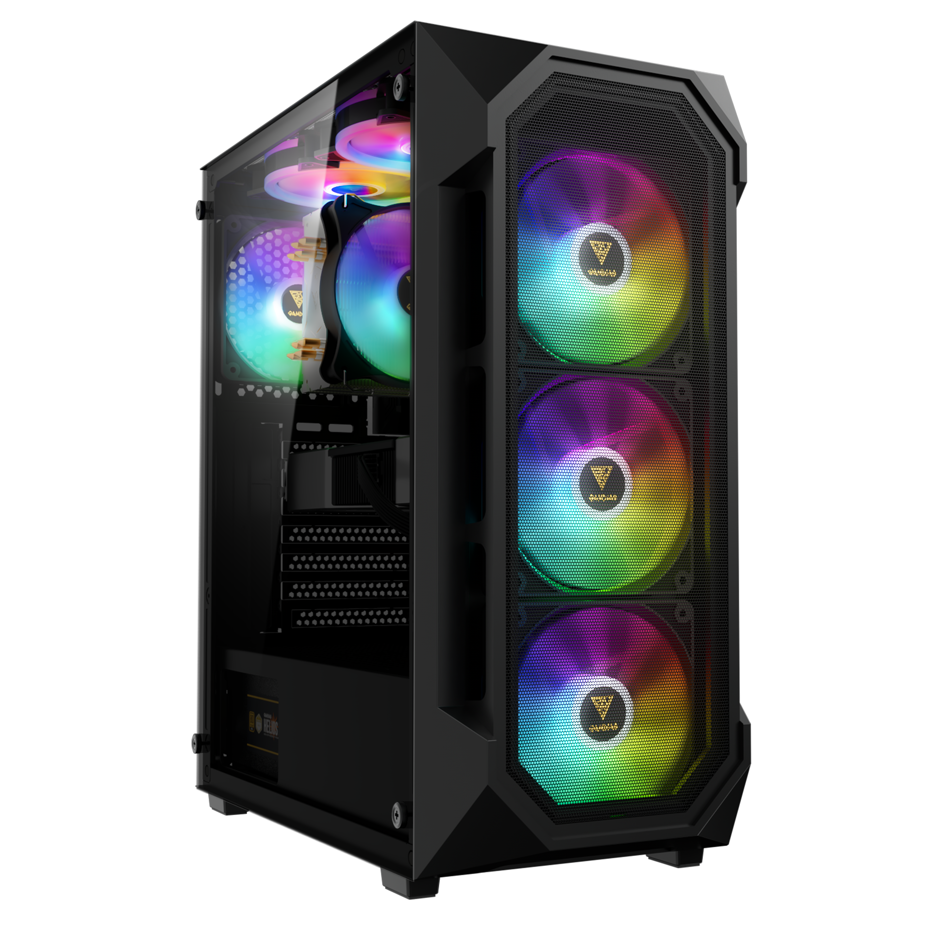 GAMDIAS Athene GC1 Elite RGB ATX Mid Tower Cabinet (Black)