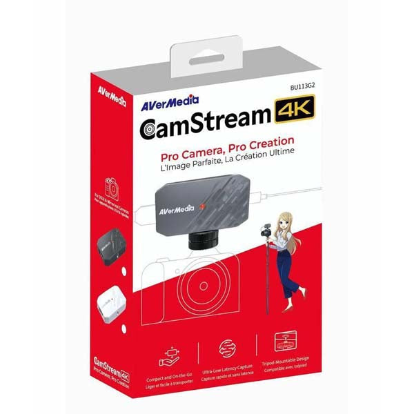 AVerMedia CamStream 4K60 HDMI Capture Card (Grey) – TechCure India