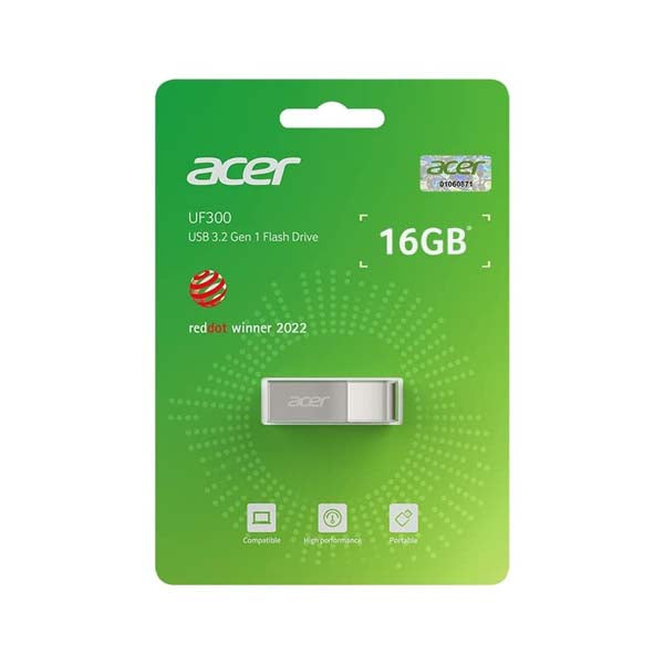 Acer 16GB UF300 USB 3.2 Gen 1 Pen Drive (Metal) – TechCure India