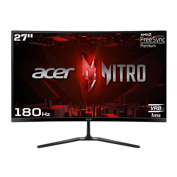 Acer ED270R S3 27 Inch (68.58 Cm) Full HD 1500 R Curved Gaming LCD Monitor – TechCure India