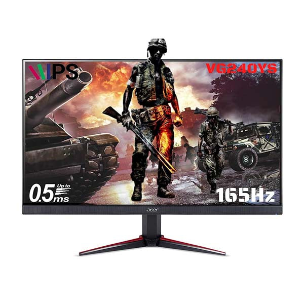 Acer Nitro VG240YS 23.8 Inch (60.45 Cm) IPS Full HD 1920 X 1080 Pixels, Gaming LCD Monitor – TechCure India