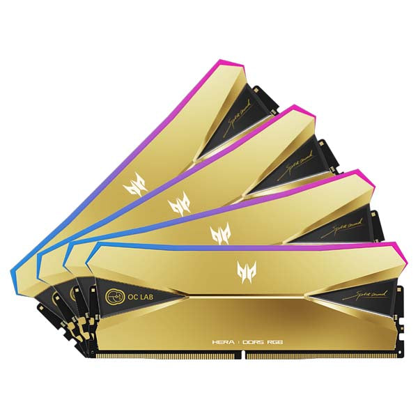 Acer Predator Hera Gold Edition 192GB (48GBx4) DDR5 CL28 6000MHz (Gold) – TechCure India
