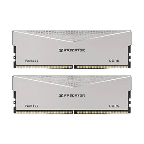 Acer Predator Pallas II 96GB (48GBx2) 6000MHz DDR5 Memory (Silver) – TechCure India