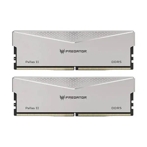 Acer Predator Pallas II 32GB (2 X 16GB) DDR5 6000MHz CL32 Desktop Ram (Silver) – TechCure India