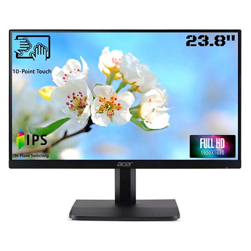 Acer Vt240Y 23.8 Inch IP Full Hd 10 Point Touch Backlit Led LCD Monitor (Black) – TechCure India