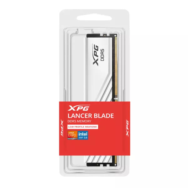 ADATA XPG Lancer Blade 16GB (1 X 16GB) DDR5 6000MHz CL30 RAM (White) (AX5U6000C3016G-SLABWH) – TechCure India
