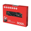 ADATA XPG Gammix S70 Blade 8TB M.2 NVME Gen4 Internal Solid State Drive ( SSD ) - 2