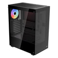 Aerocool Pivot V3 ATX Mid Tower WITH 3 ARGB FAN Cabinet (Black) – TechCure India