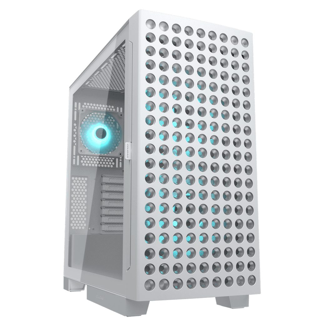 Cougar AIRFACE ECO RGB White Mid Tower Cabinet – TechCure India