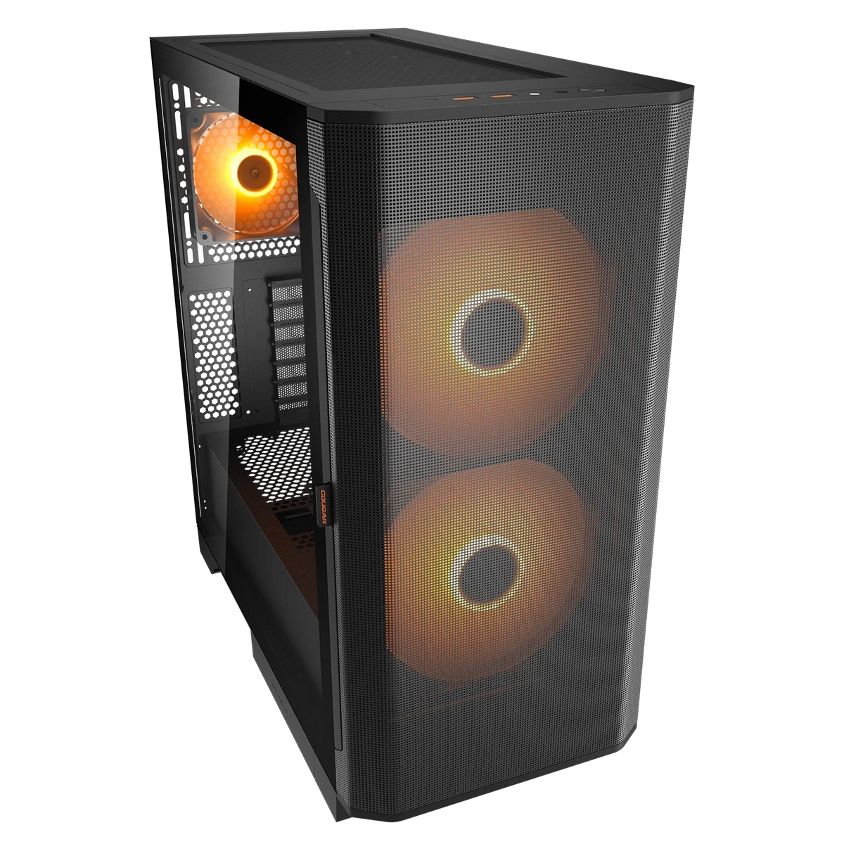 Cougar Airface Flo RGB Black Cabinet – TechCure India