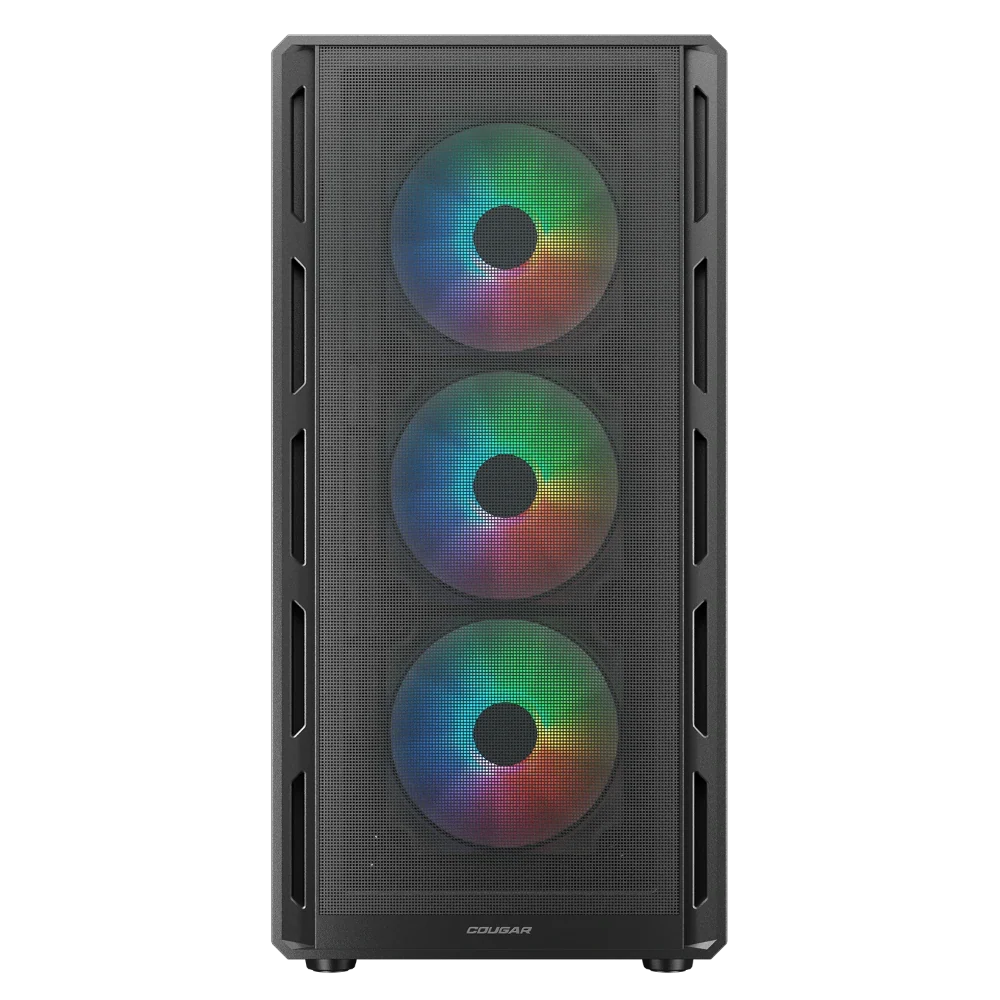 COUGAR Airrface Pure RGB ATX Mid Tower Cabinet ( Black ) – TechCure India