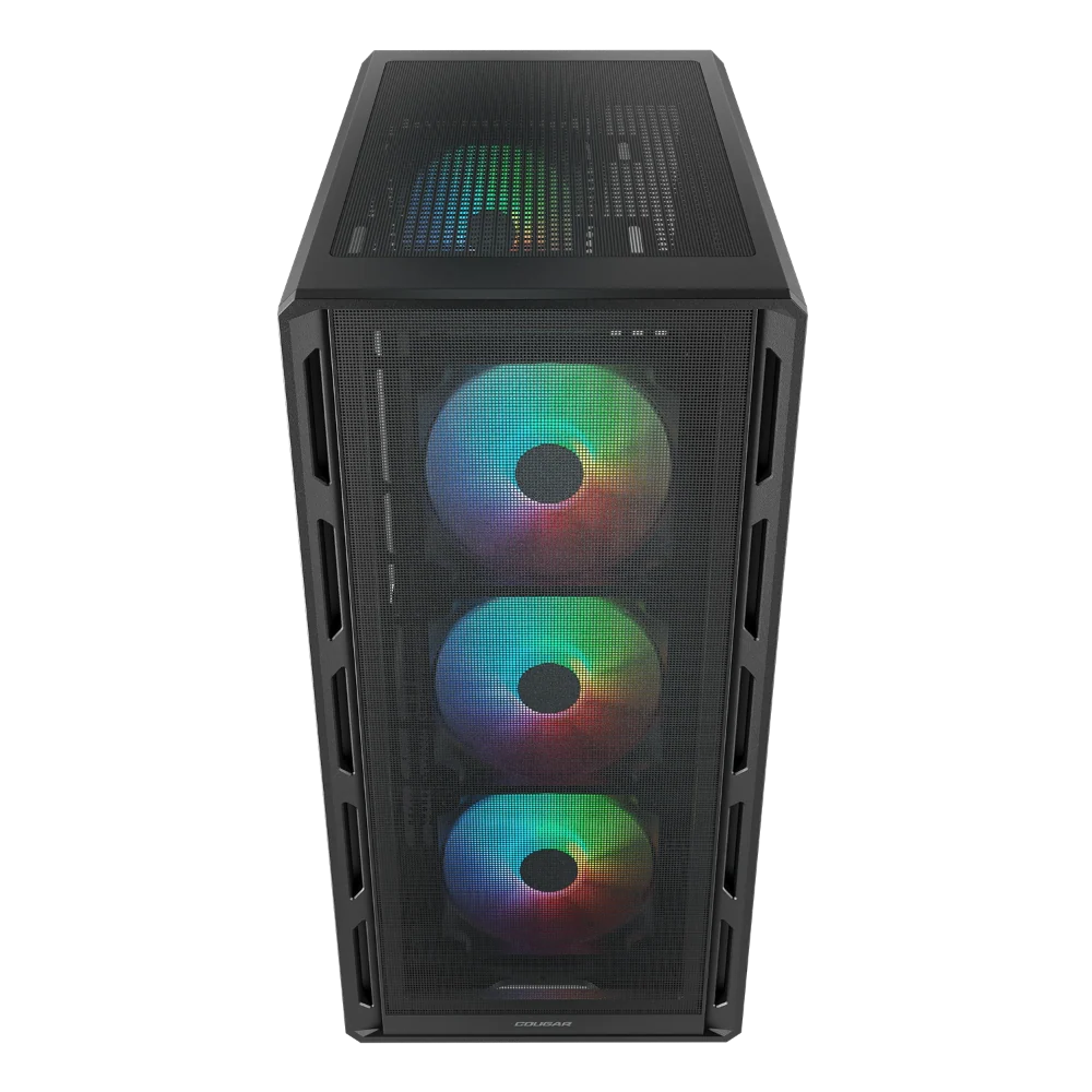 COUGAR Airrface Pure RGB ATX Mid Tower Cabinet ( Black ) – TechCure India