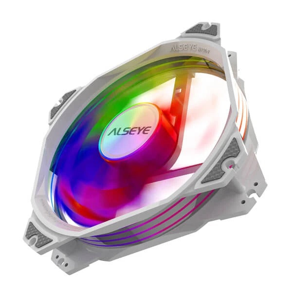 Alseye M120W ARGB 120mm CPU Liquid Cooler (White) – TechCure India