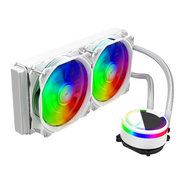Alseye M240W ARGB 240mm CPU Liquid Cooler (White) – TechCure India