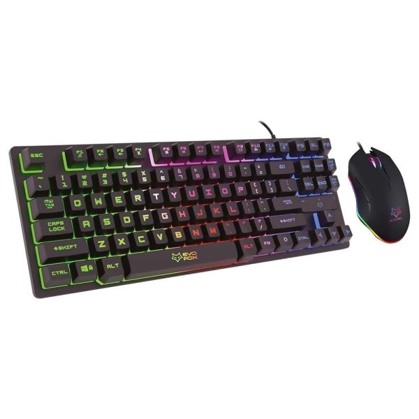 Amkette Evofox X Team Gaming Keybaord And Mouse (Black) – TechCure India