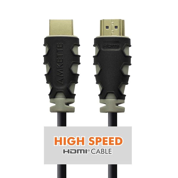 Amkette High-Speed 4K x 2K HDMI Cable 5 Meter (Black) – TechCure India