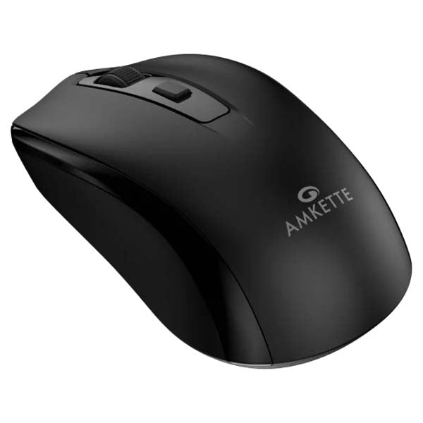 Amkette Hush Pro Astra Wireless Mouse (Black) – TechCure India