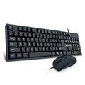 Amkette Lexus Neo USB Wired Multimedia Keyboard & Mouse Combo (Black) – TechCure India