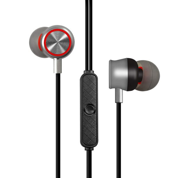 Amkette M9 Wired in Ear Earphone with Mic (Grey) – TechCure India
