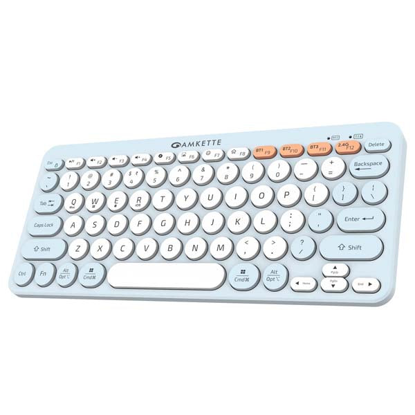 Amkette Optimus Bluetooth 4 in 1 Keyboard (Blue) – TechCure India