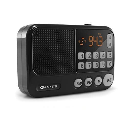 Amkette Pocket FM Radio Portable Multimedia Bluetooth Speaker (Black) – TechCure India