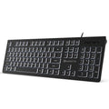 Amkette Wi-Key Backlit Wired USB Keyboard – TechCure India